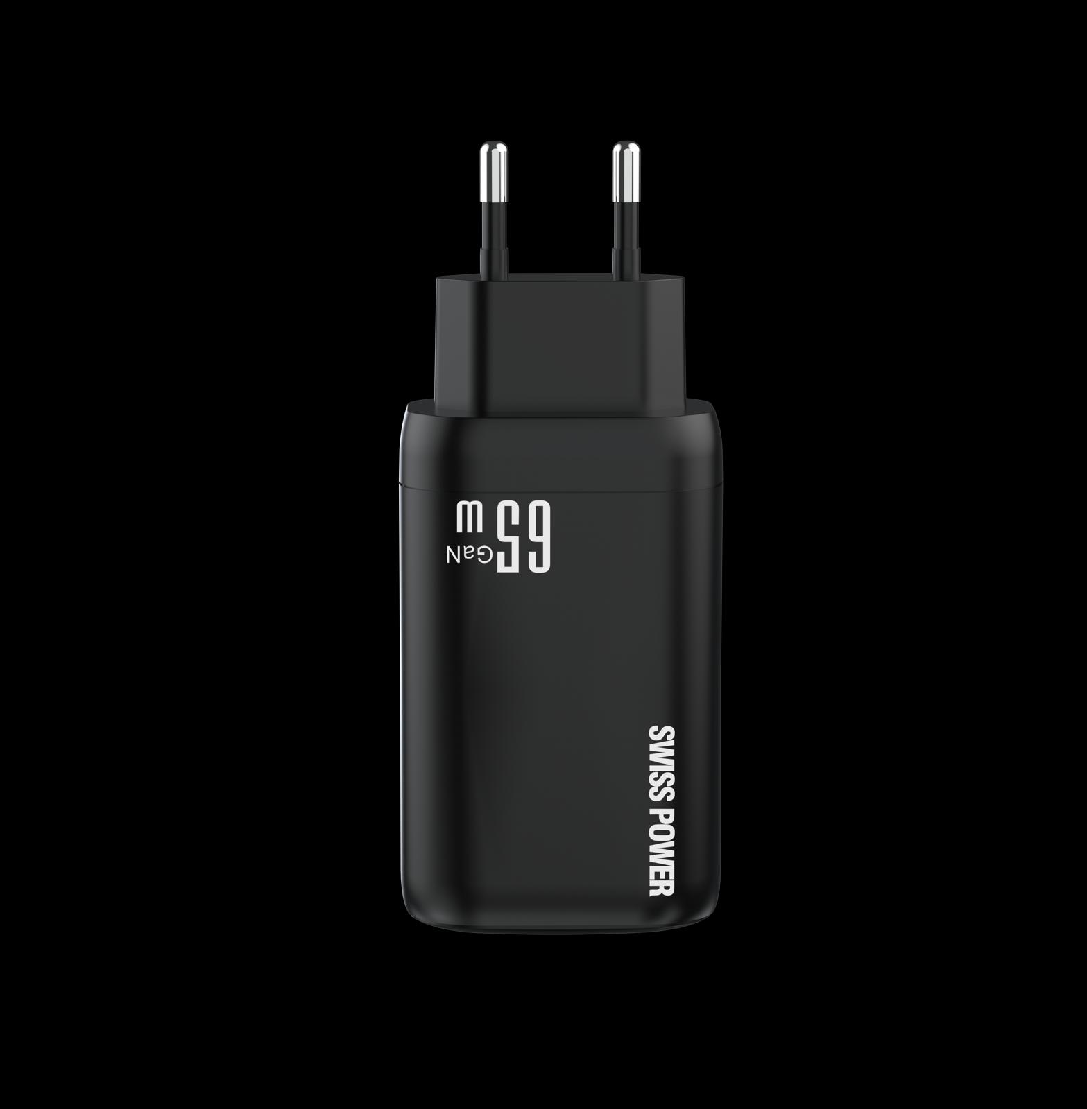 Swiss Power 65W GaN Hızlı Şarj Adaptörü